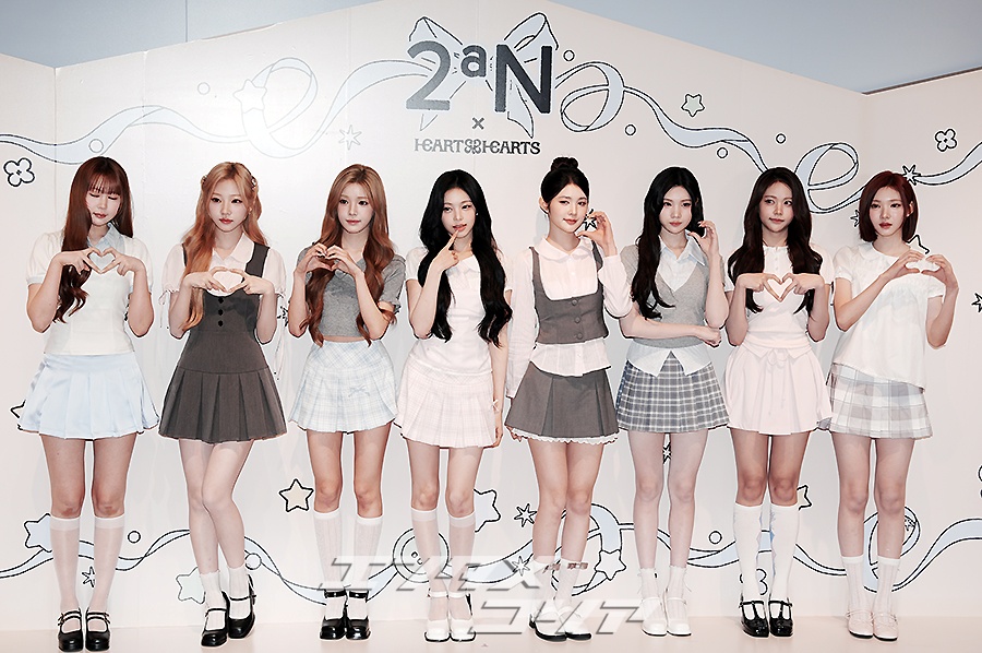 【フォト】「2aN」のイベントに出席したHearts2Hearts、まばゆい美しさ