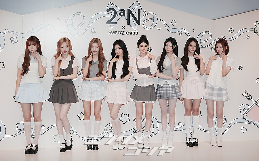 【フォト】「2aN」のイベントに出席したHearts2Hearts、まばゆい美しさ