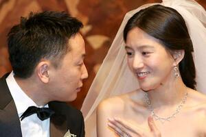 【フォト】タレントのキム・ミンさん、映画監督と結婚