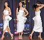 セレブファッション:ハ・ジウォンの肩出し純白ドレス