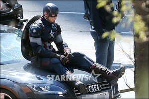 【フォト】ソウルで映画撮影に臨むクリス・エヴァンス