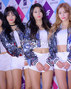 【フォト】白ホットパンツ×チラ見せタンクトップの AOA＝SBS歌謡大祭典