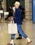 【フォト】ティルダ・スウィントン「快適空港ファッション」