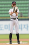 【フォト】A pinkユン・ボミが始球式で「本気の投球」