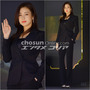 セレブファッション:カン・ソラ「女があこがれる女」の黒スーツ
