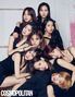 【フォト】パーティーガールに扮したTWICE＝「COSMOPOLITAN」