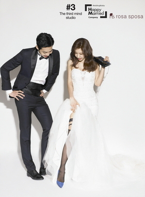 【フォト】「4月結婚」元ASジョンア＆プロバスケ選手ウエディング写真公開