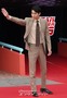 【フォト】チェックでキメたチョン・ウソン＝富川映画祭