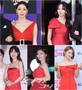 魅惑的な赤いドレス、完璧に着こなしているスターは誰?