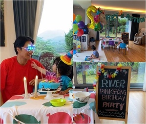 シン・ヒョンジュンが息子の誕生日パーティー 「最高のパパになる」