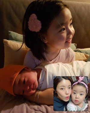 「あなたたちが初めて会った日…」 イ・ユンジが娘たちの写真公開