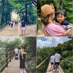 カン・ギョンジュン&チャン・シニョン夫妻、家族旅行写真を大放出