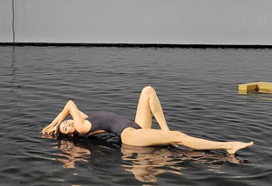 「芸術作品みたい」…ハン・ヘジンの完ぺき水着ボディー
