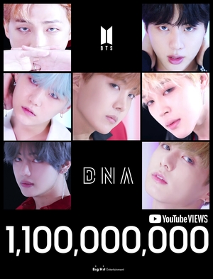 BTS『DNA』ミュージックビデオ再生11億回突破