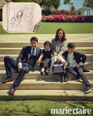 ソン・テヨン、娘リホちゃんが描いた家族の絵を公開