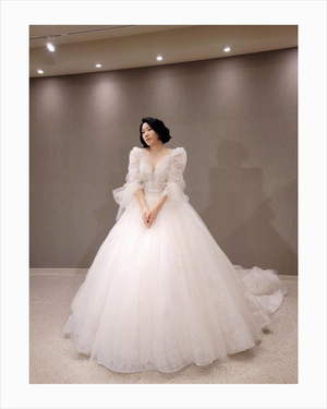 結婚D-10のキム・ヨンヒ、ウエディングドレス姿を公開