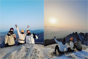 イ・シヨン、Sean×趙源熙と一緒に北漢山へ日の出登山