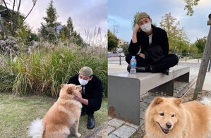 2AMジヌン、恋人キョンリと愛犬お散歩デート 「すごくかわいい」