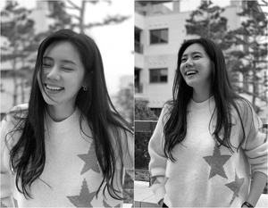チュ・ジャヒョン、モノクロ写真の清純美 「春が来て笑って」