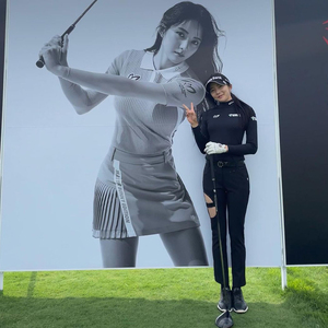チョン・ジユ、「女戦士」のオーラをまとった次世代美女ゴルファー