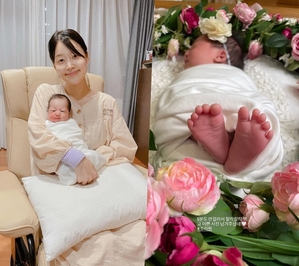 ハン・ジヘ、生後10日の娘の写真公開 「とても愛らしい」
