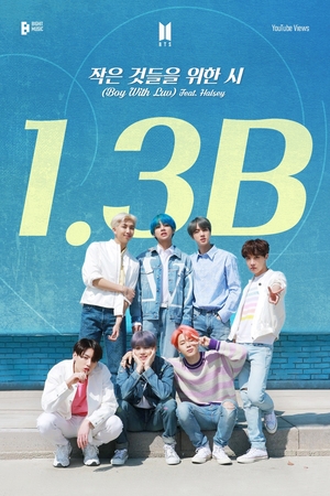 BTS『Boy With Luv』MV 通算2作目の再生回数13億回突破