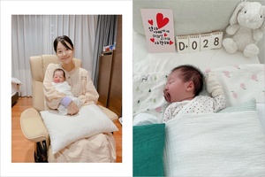 結婚11年でママになったハン・ジヘ「娘の名前は純韓国語で、語感がきれい」