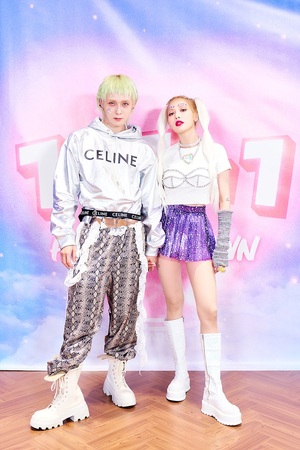 【フォト】DAWN＋ヒョナ、「初デュエットアルバムで音楽活動再開」