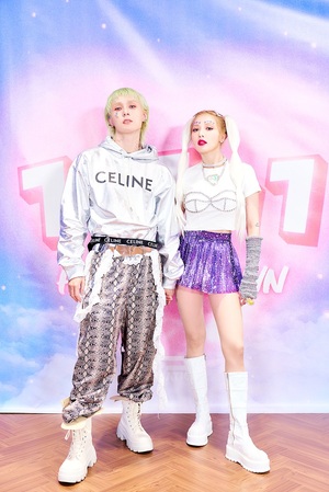 【フォト】DAWN＋ヒョナ、「初デュエットアルバムで音楽活動再開」