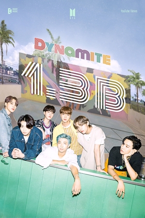 BTS『Dynamite』MVが再生回数13億回突破…通算3曲目の記録