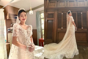 Red Velvetジョイ、純白のウエディングドレス姿を公開