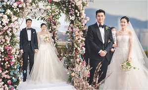 「愛の無事到着」…ヒョンビン&ソン・イェジン結婚式写真公開
