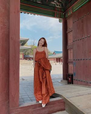 ハン・イェスル、一人で夏…韓服スタイルのキャミソールファッションで現代的な美しさ