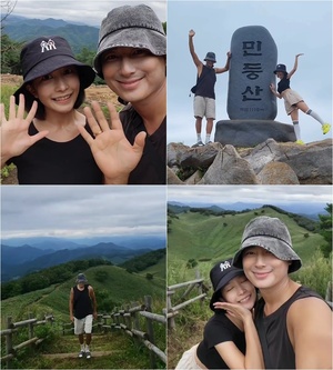 43歳イ・ジフン、14歳年下の妻アヤネさんと登山 「君がいなかったら登れなかった」