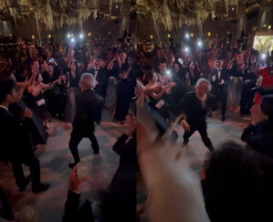 『イカゲーム』のオ・ヨンス、77歳でもキレのあるダンス…エミー賞で一暴れ