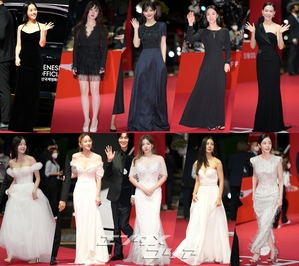 キム・ユジョン、ハン・ジミン、ハン・チェア…女優たちのドレスコードはブラック&ホワイト=釜山映画祭
