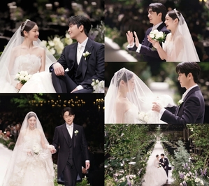 【フォト】「フィギュアの女王」キム・ヨナ＆コ・ウリム　絵のように美しい結婚式写真公開
