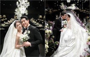 T-ARAジヨン＆黄載均、まばゆい結婚式での写真公開　「幸せになります」