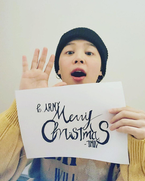 BTS・JIMINがサプライズでクリスマス・プレゼント「メリークリスマスARMY」