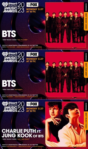 BTS、米iHeartRadio Music Awardで6年連続ノミネート