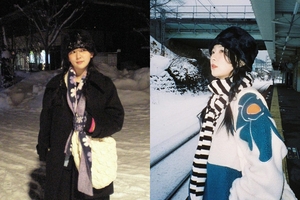 Red Velvetスルギ、札幌旅行中…ラブリーな冬の少女