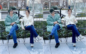 クォン・サンウ、ニット帽で目を隠し何をしているの? 戸惑う妻ソン・テヨン「ヤドカリの元祖と一緒」