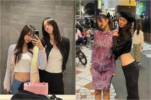 BLACKPINKジェニー、モデルのシン・ヒョンジと「東京デート」…グルメ満喫