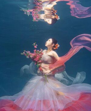 中国人実業家と結婚したソン・ウンチェ、第2子妊娠…人魚姫のような水中グラビア公開