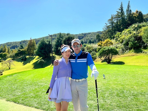 ミン・ヘヨンさん、夫チュ・ジンモとゴルフを楽しむ近況公開…「元気に過ごしてます」