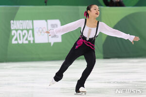 【フォト】フィギュア：演技披露する日本代表の島田麻央＝冬季ユース五輪女子シングルSP