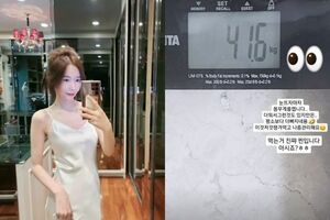 タイの財閥御曹司と結婚したシン・ジュア、体重41キロを証明する写真公開 「暑くて体重が減っている」