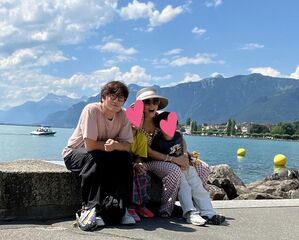 【フォト】チソン＆イ・ボヨン、子どもたちと楽しむスイス旅行