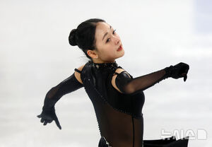 【フォト】フィギュア女子の金彩然、個人最高記録を更新しつつショートプログラム首位＝四大陸選手権