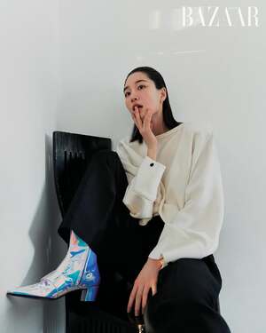 【フォト】すっきり「塩顔」ウォン・ジアン　遊び心あふれるポーズ